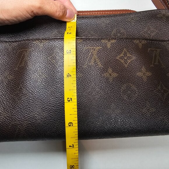 Vintage Louis Vuitton Orsay Monogram Clutch Wristlet Bag Brown - Picture 14 of 14